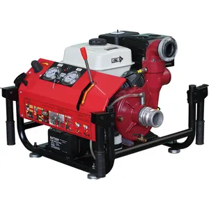 Suppliers Forest Industrial Portable Fire Fighting Water Pump Machine System With Hose Pipe For River