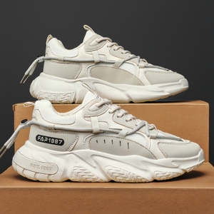 Chaussures de sport respirantes en mesh pour hommes pour l'été. Ensemble complet pour <span class=keywords><strong>homme</strong></span>. Sneakers à talons hauts pour la course à pied décontractée. - Product Image 4