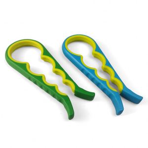 Abrebotellas 4 en 1 de Fábrica, Abridor de Tapas de Frascos de Doble Color que Ahorra Esfuerzo, Removedor de Tapas de Varios Tamaños para Uso Diario en la Cocina - Product Image 3