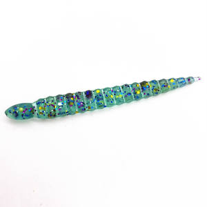 Señuelos de gusano de sanguijuela para pesca de roca suave, 3 pulgadas, Lucio de lubina, aparejos de pesca, cebos de trucha, gusano - Product Image 3