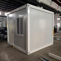 Bureau de chantier préfabriqué modulaire et portable, avec conception personnalisée de l'aménagement des portes et des fenêtres