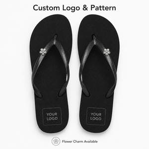 Luxury Women Men Flip Flops Custom Metal Logo Wholesale Wedding Hotel Party Event <strong>Slippers</strong> <strong>Cheap</strong> Bulk Supplier Factory - Product Image 4