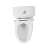 WC monobloc en céramique blanche pour grossistes, avec siphon à sifon en S, fixation au sol, certifié CUPC, ensemble de toilettes