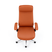 Chaise de bureau pivotante de gaming de course, fauteuil de direction à dossier haut en cuir PU de haute qualité