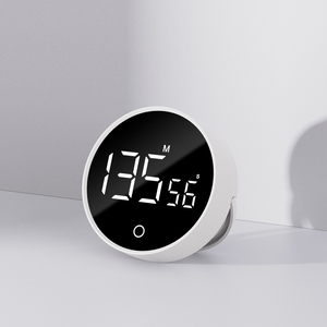 ตัวจับเวลาแบบหมุนนับถอยหลังแบบแม่เหล็กหน้าจอ LED ควบคุมด้วยการสัมผัสแบตเตอรี่ขนาด AAA สำหรับทำอาหาร - Product Image 5