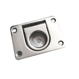 Clips de fixation pour pont et plancher en acier inoxydable avec poignées et anneaux de traction 79*58mm, accessoires de quincaillerie marine pour yachts - Product Image 1