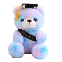 Fabricante Mayorista, MOQ Bajo, Peluches Personalizados, Adorables Osos de Peluche de Graduación con Sombrero y Ropa, OEM, ODM, CPC, CE