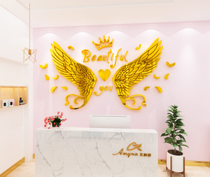 Carta da Parati 3D in Acrilico Decorazione Creativa per Camera da Letto Soggiorno Ufficio Centro Commerciale <span class=keywords><strong>Salone</strong></span> di Bellezza Adesivo Murale - Product Image 3