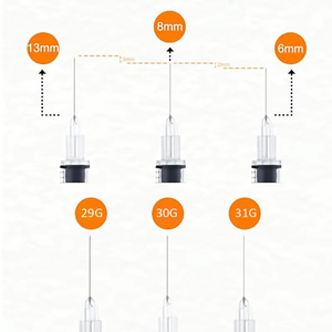 Seringue à insuline stérile <span class=keywords><strong>EO</strong></span> 1 ml / 0,5 ml / 0,3 ml, aiguille pour stylo à insuline 34G 33G 32G 31G 30G 4 mm 5 mm 6 mm - Product Image 3