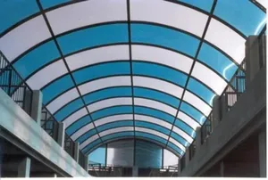 Panel polikarbonat rumah kaca transparan skylight polikarbonat gelombang bergelombang lembaran padat polikarbonat bening plastik