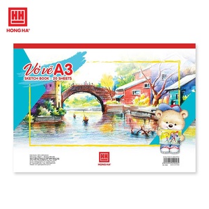 Carnet de croquis numérique A3 Hong Ha imprimé, promotionnel, 100 g/m² - 4944, avec couverture en papier à feuilles mobiles pour dessin - Product Image 2
