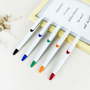 Custom Promotional Branded Plastic Print <b>Pens</b> <b>White</b> Stylo Ballpoint Full Color Logo Uv Printing <b>Pen</b> - Product Image 4