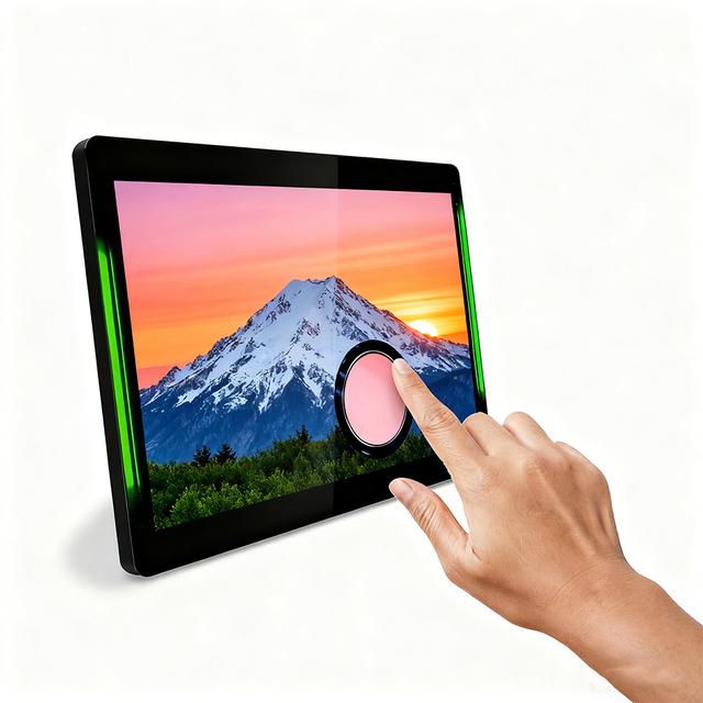15 4:3 USB DVI Wide Temperature (-30C to 80C) LCD Touch Screen for Industrial Panel PC