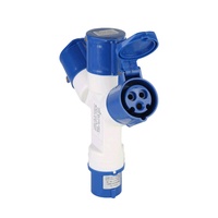 Prise industrielle multifonctionnelle, connecteur en T, type Y, IP44, étanche et anti-poussière, contact en cuivre 16A/32A, prise 380V