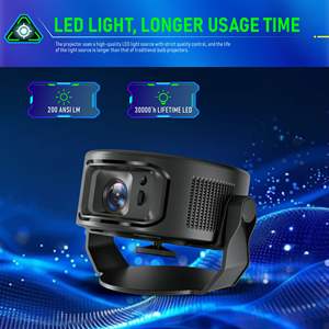 <span class=keywords><strong>Mini</strong></span> proyector <span class=keywords><strong>de</strong></span> vídeo JUNUO integrado GTV genuino Android 14 10000 + aplicaciones 200 Ansi lúmenes lente <span class=keywords><strong>de</strong></span> enfoque automático nuevo <span class=keywords><strong>asistente</strong></span> <span class=keywords><strong>de</strong></span> <span class=keywords><strong>voz</strong></span> LCD - Product Image 6