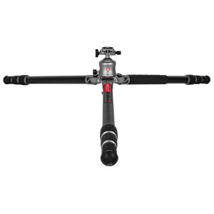 KINGJOY C83 + B30 hecho en casa de alta calidad de fibra de carbono profesional DSLR cámara de vídeo trípode con cardán trípode grande <span class=keywords><strong>para</strong></span> ver pájaro - Product Image 6
