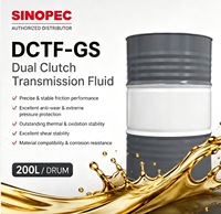 Fluide de transmission DCTF-GS DCT Sinopec de qualité export, bidon de 200 L, durée de conservation de 3 ans, lubrifiant compatible avec la boîte de vitesses DCT des voitures Chery