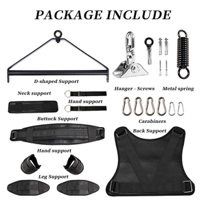 BANSEY Balançoire sexuelle à fixation au plafond avec ressort, multi-supports, harnais de bondage, balançoire avec support, Fesselstuhl, mobilier SM - Product Image 6