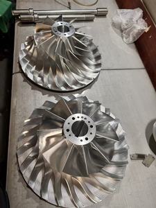OEM ODM ISO 9001 Fábrica certificada 12000 RPM Impulsor de aleación de aluminio Servicios de mecanizado CNC personalizados - Product Image 2