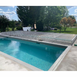 <span class=keywords><strong>Couverture</strong></span> de piscine coulissante motorisée pour piscines résidentielles de <span class=keywords><strong>spa</strong></span> <span class=keywords><strong>Couverture</strong></span> de pont en aluminium durable - Product Image 4