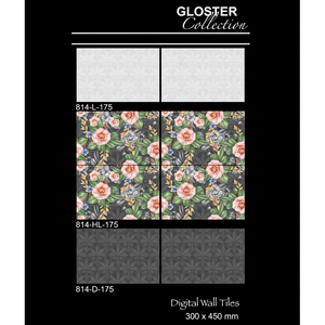 Carreaux d'élévation à haute profondeur 300x450mm carrelage mural numérique en céramique Design moderne cuisine salle de bain décor nouvelles idées décoratives pour la maison - Product Image 1