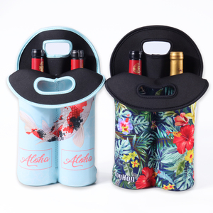 Neoprene Two Double Bottle <strong>Wine</strong> Chiller Cooler Cover Carrier <strong>Wine</strong> <strong>Bag</strong> - Product Image 5