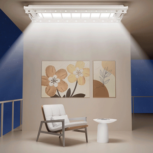 Tendedero Inteligente con Pantalla Grande, Iluminación Ajustable y Barra de Secado Extensible, Blanco, Negro, Gris - Product Image 2