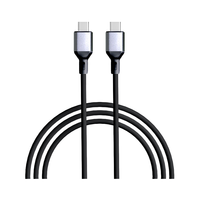 YUEEYOUNG kabel Data pengisi daya cepat, kabel Data Usb C ke Usb C 3a untuk Ipad Samsung, kabel Data cepat dengan kemasan 30w