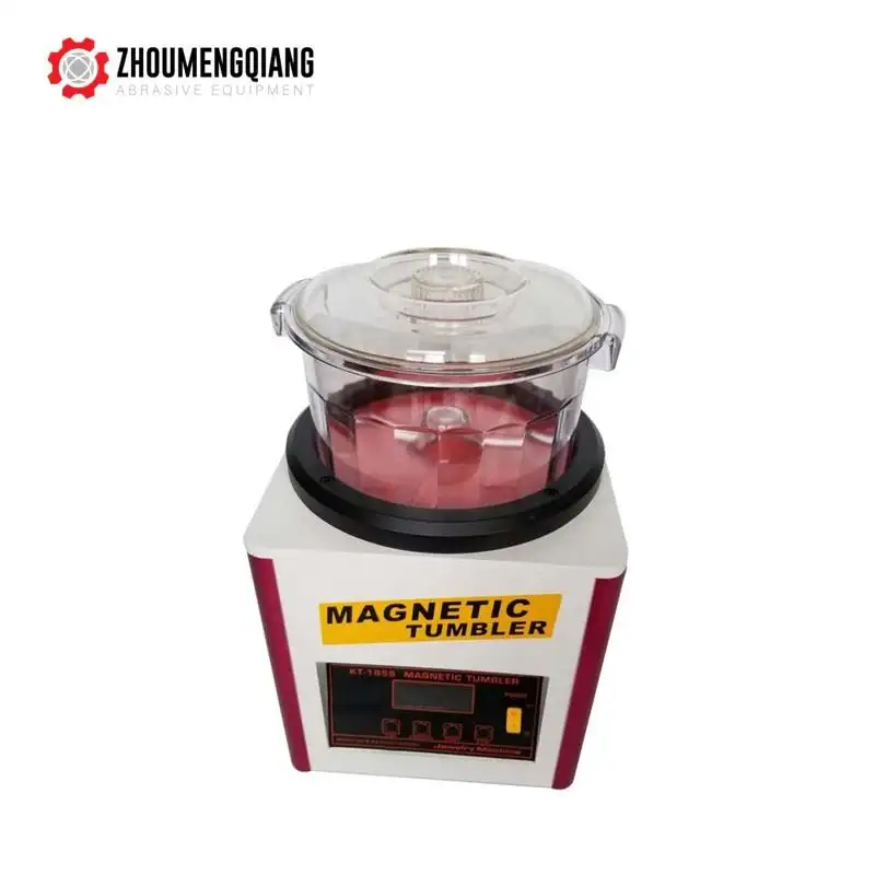 Mesin pemoles magnetik Digital, Tumbler perhiasan, mesin pemoles magnetik