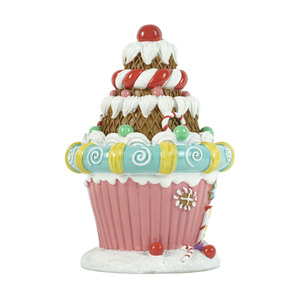 Trong nhà polyresin Gingerbread Ice Cream trang trí nội thất giáng sinh bảng kẹo trang trí nội thất - Product Image 6