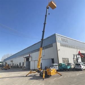 رافعة عنكبوتية محمولة تعمل بالديزل لرفع المباني بسعة 3 أطنان وارتفاع رفع 10 أمتار مع تحكم عن بعد - Product Image 6