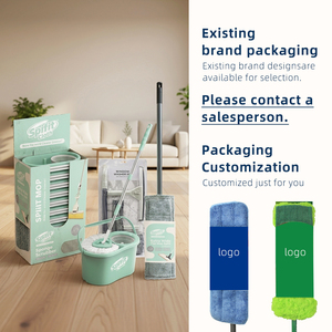 Serpillère en coton épais <span class=keywords><strong>de</strong></span> qualité supérieure, forte absorption d'eau, durable, pour le <span class=keywords><strong>nettoyage</strong></span> des sols domestiques - Product Image 4