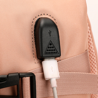 Sac à dos pour ordinateur portable en nylon résistant à l'eau, extensible, grande capacité, pour les voyages, les affaires, l'école