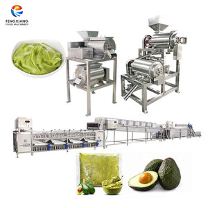 Ligne de traitement d'avocat personnalisée : machine de lavage, séchage, tri et pulpage d'avocat - Product Image 1