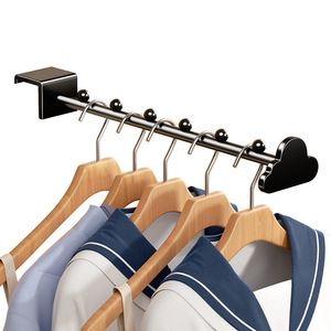 No Drill <b>Clothes</b> <b>Rack</b> Wall Mounted Space Saving Dormitory Clothing Organizer Rectangle Shape For Students - Product Image 5