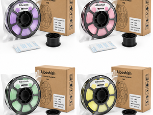 ไส้พิมพ์สามมิติ Aiboshish PLA+ Sparkle Filament ขนาด 1.75 มม. น้ำหนัก 1 กก. สีใสประกายวิบวับ 8 สี สำหรับเครื่องพิมพ์สามมิติ Bambu Lab และ Creality - Product Image 4