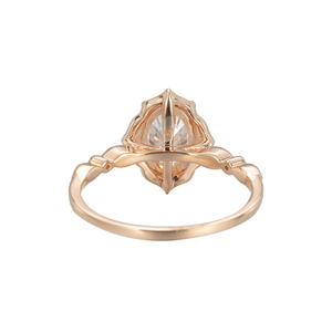 वायदा रिंग स्टर्लिंग चांदी के गहनों की आपूर्ति से मोइससानाइट रिंग स्पार्कलिंग डिजाइन फैक्ट्री स्टोर खरीद सकते हैं। - Product Image 3