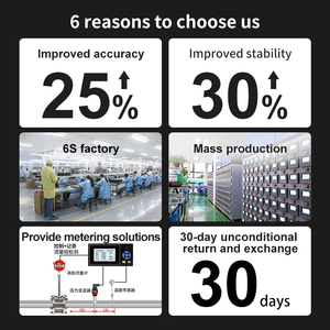 IP65 oxy Khối lượng không khí lưu lượng mét DN25 chịu nhiệt độ cao Micro pin-powered hơi Nitơ CO2 khí Vortex Flow Meter - Product Image 3