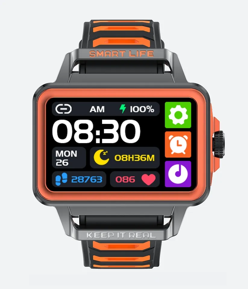 Smartwatch professional clock chip no need connect with phone reminder medication square play game smart watch