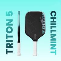 Vente flash - Raquette de pickleball SYPIK Triton5 Aeroflex 16 mm, surface texturée 4D, noyau en nid d'abeille Quantum PP, fibre de carbone Toray T700 V2