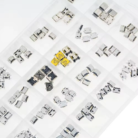 Boîte de 120 micro-prises USB femelles, mini-prises de charge pour téléphone Android, accessoires USB mini DIY