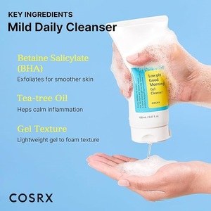 COSRX Good Morning Gel Cleanser 150ml Detergente Quotidiano in Schiuma a Basso pH Formula Delicata - Product Image 4