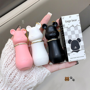 GEGE BEAR 3 PCS Lápiz labial teñido hidratante + 3 PCS Lápiz labial <span class=keywords><strong>Essence</strong></span> Cute Cat Design Otoño e invierno Essentials Bálsamo labial - Product Image 1