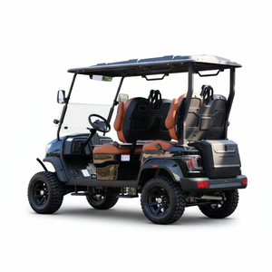 Voiture <span class=keywords><strong>de</strong></span> <span class=keywords><strong>golf</strong></span> électrique 4 places surélevée avec batterie au lithium 48V, certifiée CE, personnalisable pour adultes - Product Image 3