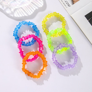 Acrylic <b>Bracelet</b> Five Pointed Star Geometric Design Elastic <b>Rope</b> Multi Layer Unisex Jewelry Spring 2024 Yiwu Origin - Product Image 3