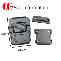 Boucles à pression rapides en plastique pour organiseur de documents extensible, sac de documents, porte-documents, sac à main