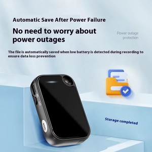 เครื่องบันทึกเสียงขนาดเล็กบันทึกการโทรแบบพกพารองรับการตั้งค่าเวลาไฟล์ TXT - Product Image 6