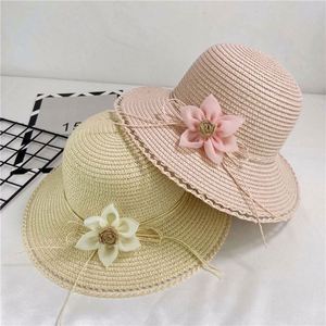 Wholesale Lace Flower <b>Straw</b> <b>Hat</b> Women's Large Brim Beach Seaside <b>Hat</b> Sun <b>Hat</b> in Stock - Product Image 1