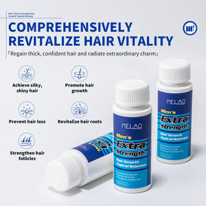 Sérum de croissance capillaire personnalisé pour hommes avec caféine et biotine pour cheveux clairsemés et soin du cuir chevelu, solution de croissance capillaire extra forte pour hommes - Product Image 3