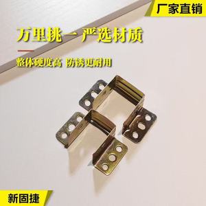 ขายึดรูปสามเหลี่ยมชุบสังกะสี อุปกรณ์เสริมสำหรับเชื่อมต่อโครงเตียง - Product Image 4